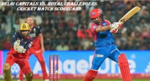 Delhi Capitals vs. Royal Challengers Cricket Match Scorecard