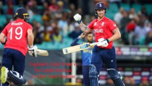 England Cricket Team vs Sri Lanka National Cricket Team Timeline