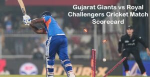 Gujarat Giants vs Royal Challengers Cricket Match Scorecard