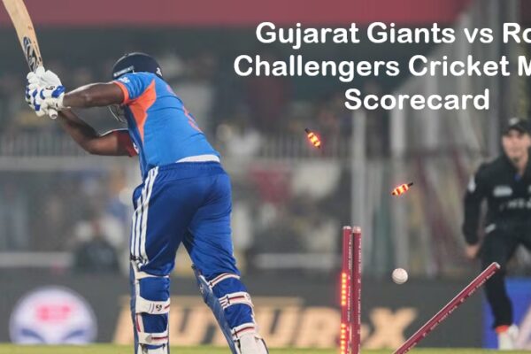 Gujarat Giants vs Royal Challengers Cricket Match Scorecard