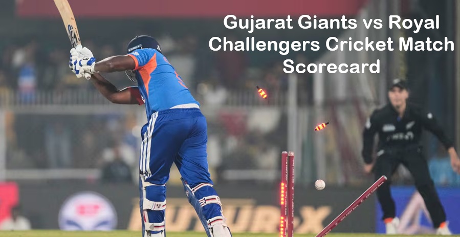 Gujarat Giants vs Royal Challengers Cricket Match Scorecard