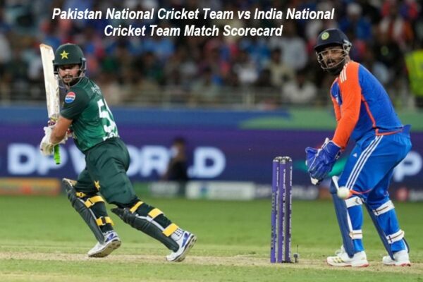 Pakistan National Cricket Team vs India National Cricket Team Match Scorecard