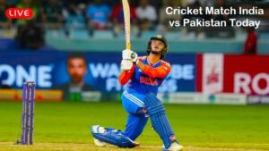 Cricket Match India vs Pakistan Today