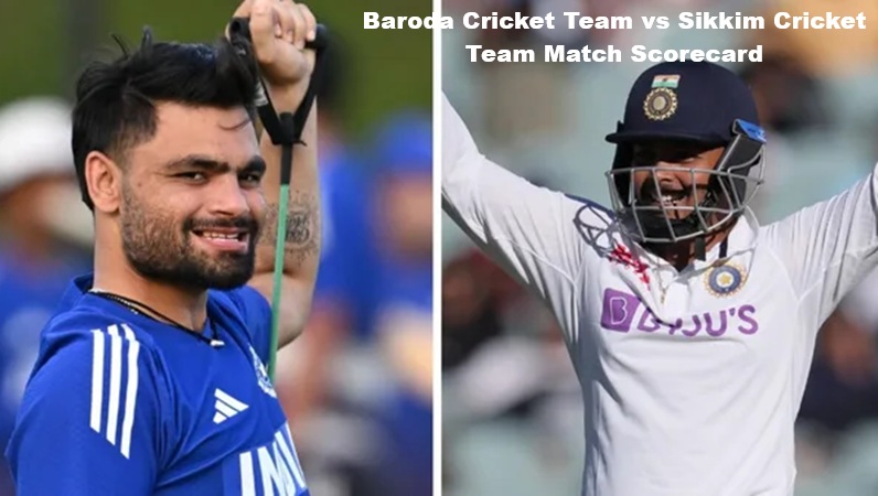 Baroda Cricket Team vs Sikkim Cricket Team Match Scorecard