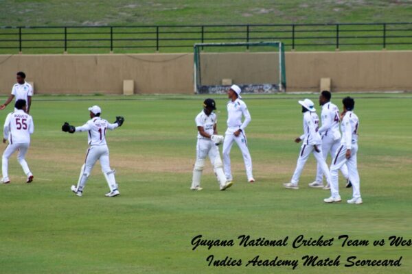 Guyana National Cricket Team vs West Indies Academy Match Scorecard