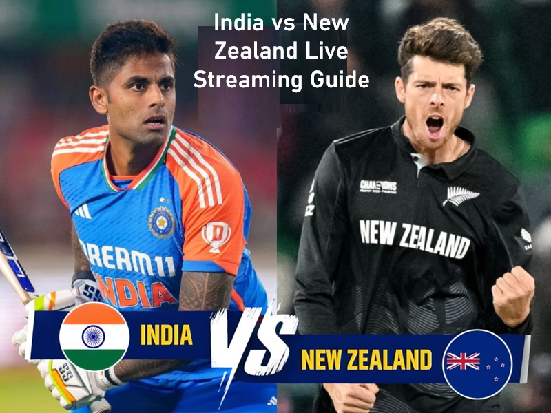 India vs New Zealand Live Streaming Guide