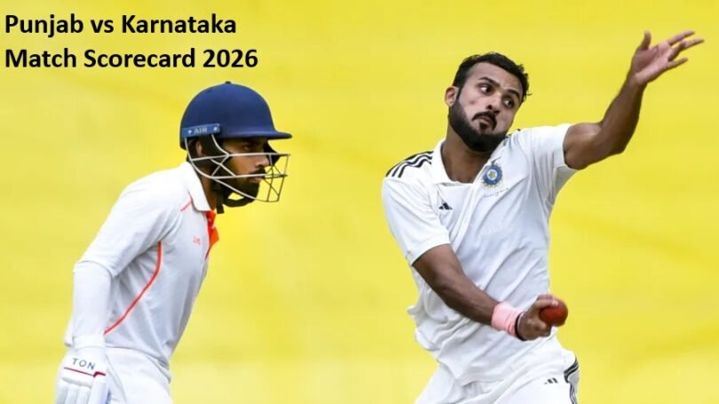 Punjab vs Karnataka Match Scorecard 2026